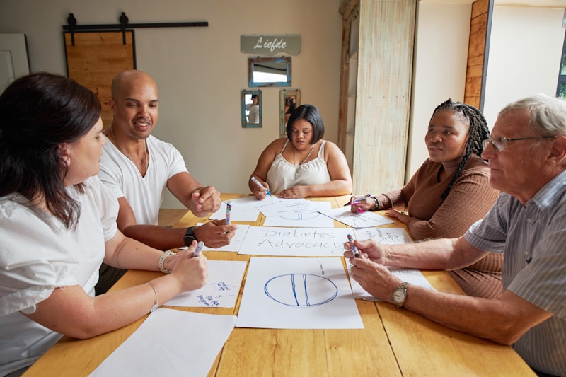 Healthcare team meeting