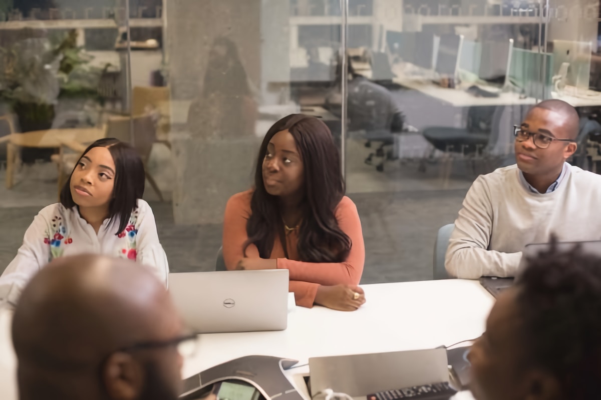 Healthcare team meeting